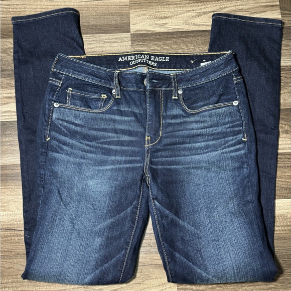 NWOT American Eagle Skinny Jeans in Size 10 Long - Picture 2 of 4